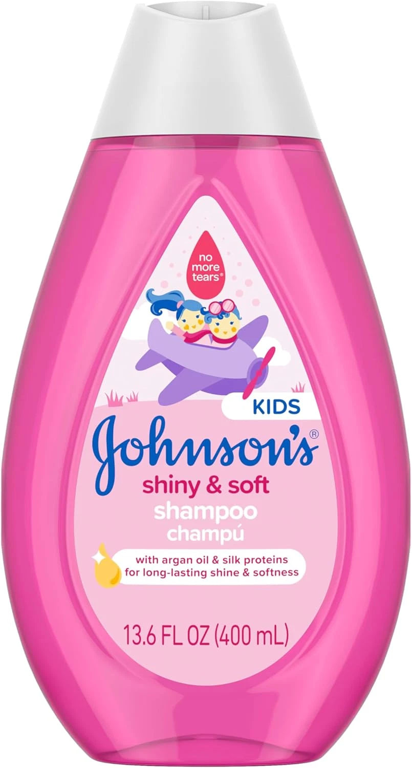 Johnson'S Shiny & Soft Kids' Shampoo with Argan Oil & Silk Proteins, Daily Kids’