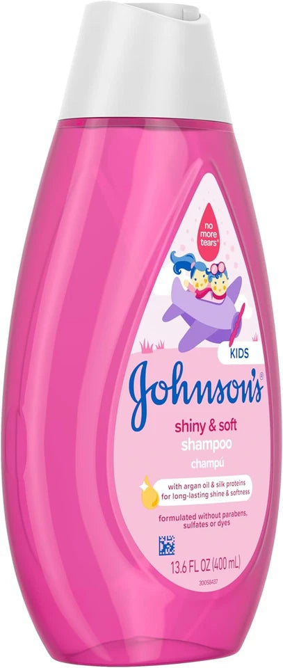 Johnson'S Shiny & Soft Kids' Shampoo with Argan Oil & Silk Proteins, Daily Kids’